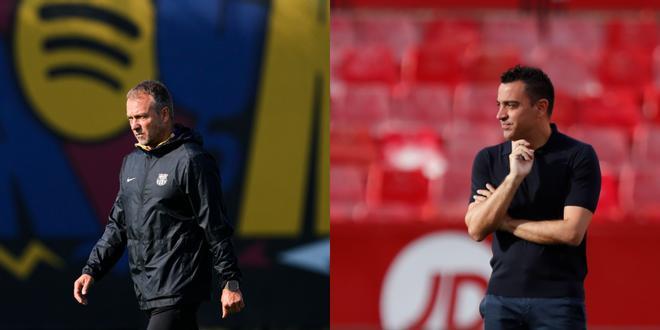 ¡Xavi casi llevaba los mismos puntos que Flick en la jornada 14!