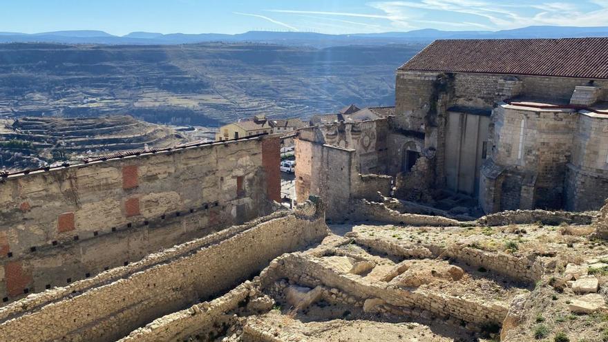 Las catas arqueológicas enquistan el inicio de las obras del Parador de Morella