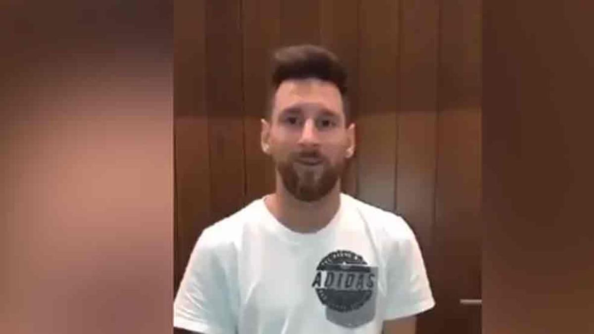 Messi ha enviado un mensaje a Leonardo Farías