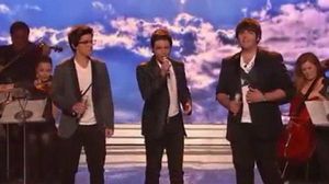 Actuació del grup Il volo en el concurs ’American idol’.