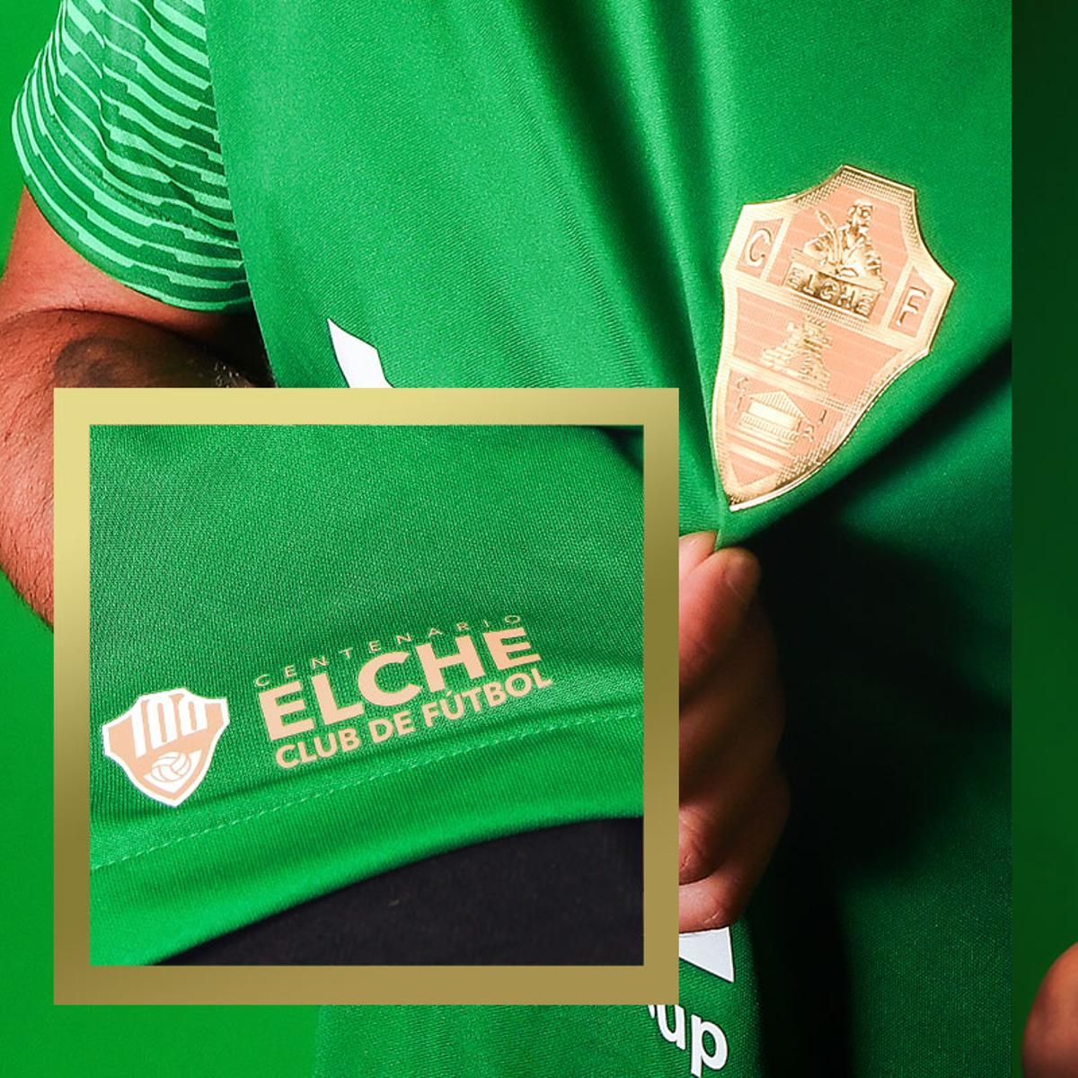 El verde, protagonista en la segunda equipación del Elche CF