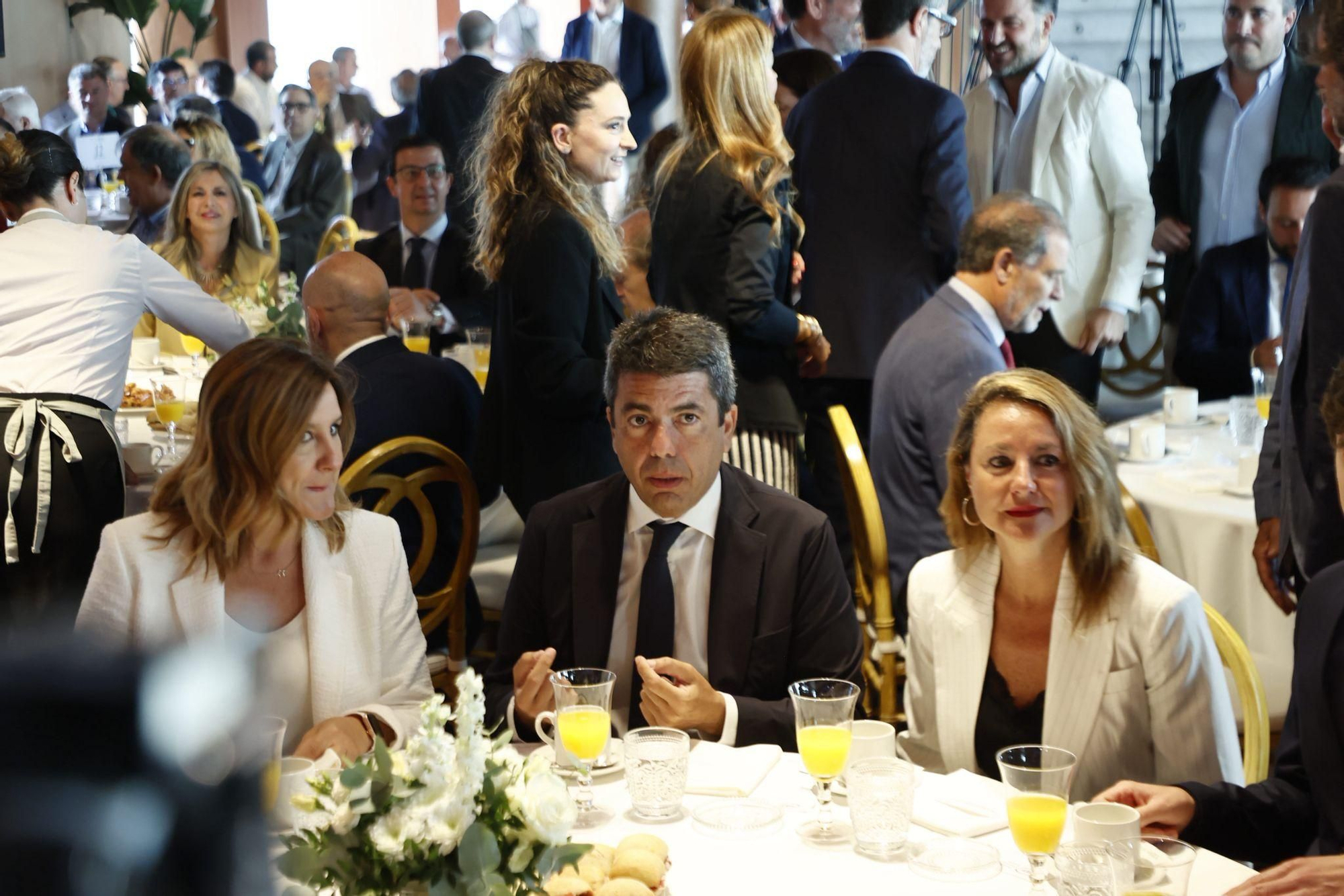 La puesta en escena de la intervención de Begoña Carrasco en el Fórum Europa