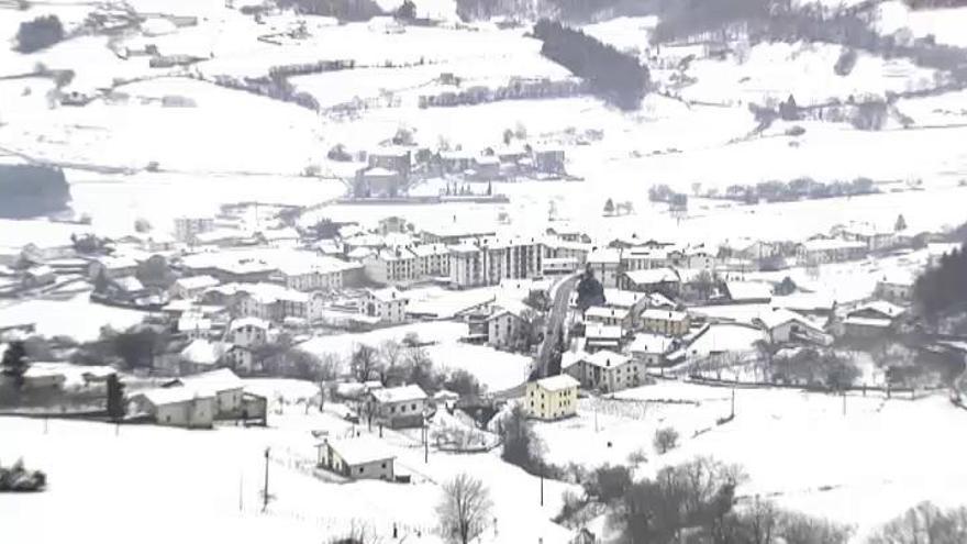 El temporal deja el norte de España cubierto de nieve