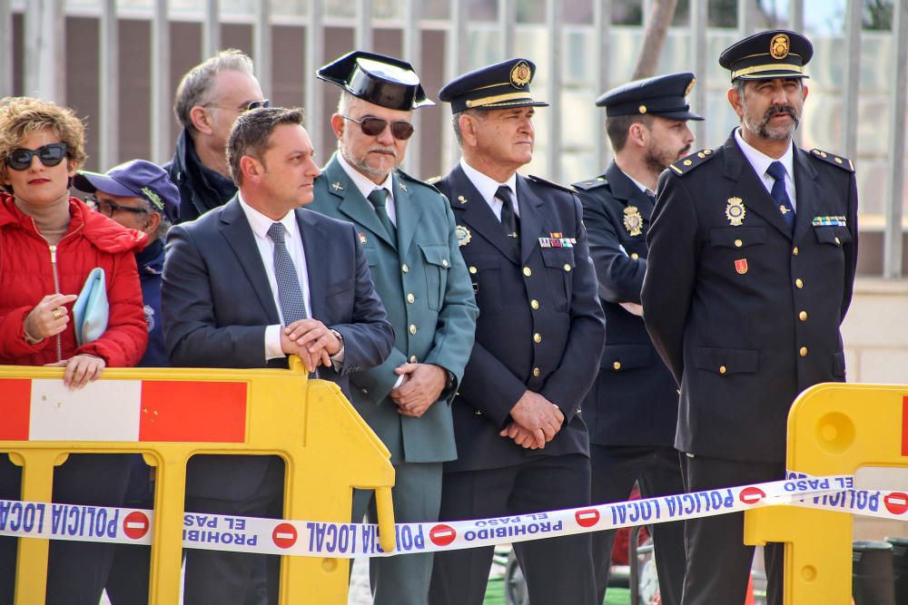 Exhibición policial en Granja de Rocamora