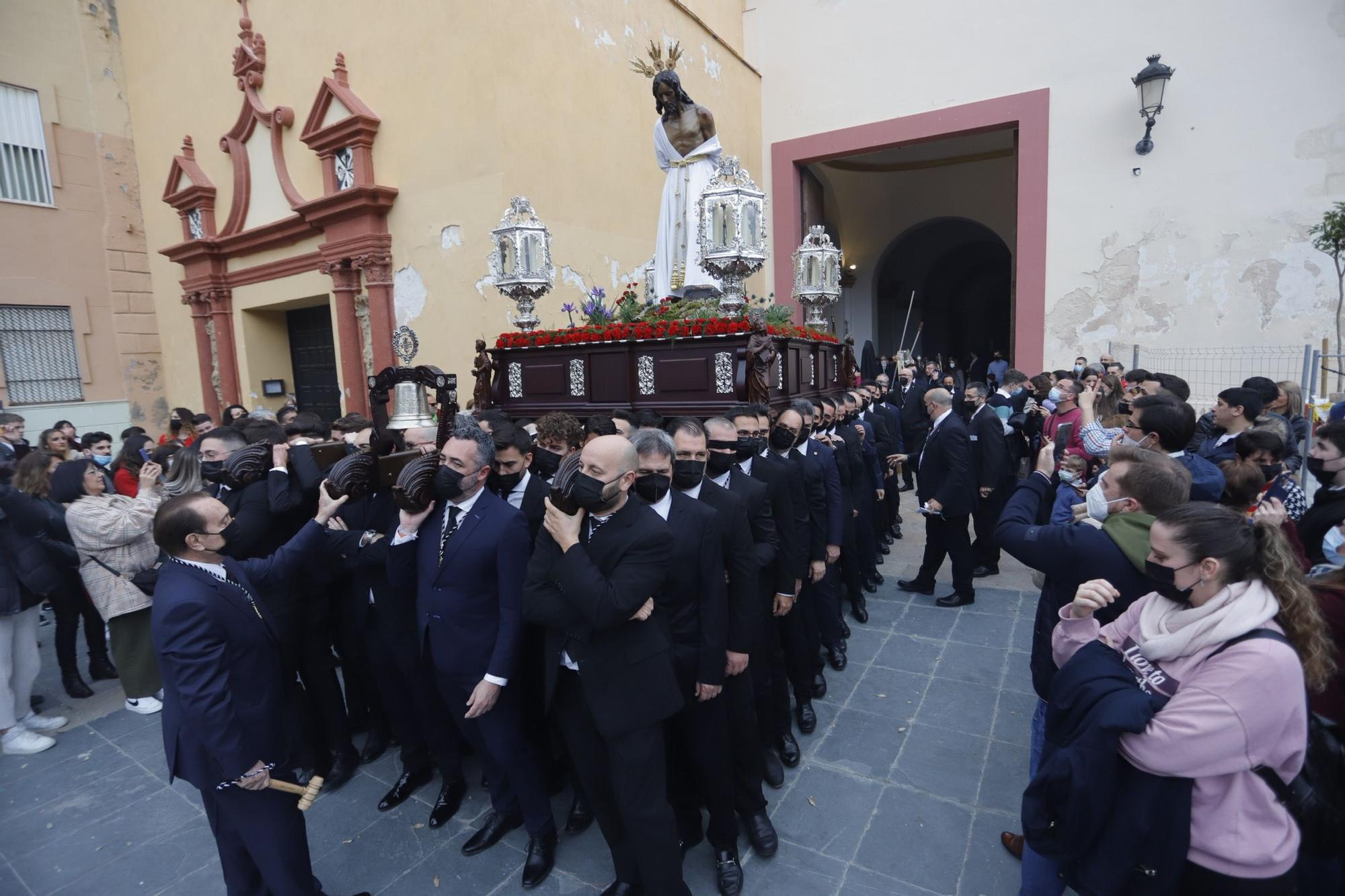 Desde Santo Domingo, la III Estación del Vía Crucis, el Cristo de la Humillación