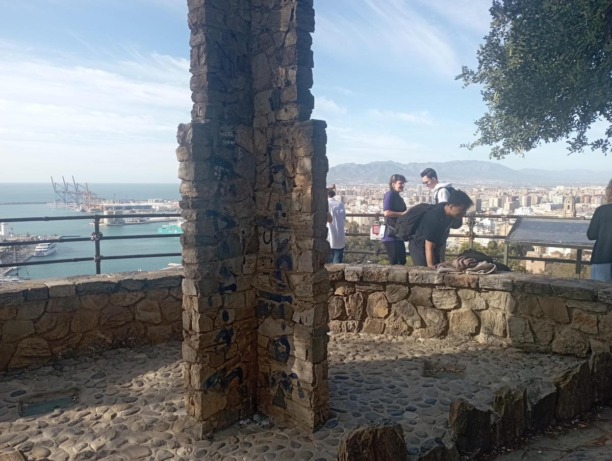 El mirador de Gibralfaro esta semana.