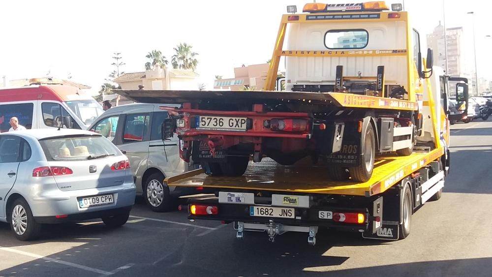 Accidente con dos camiones en Torrevieja