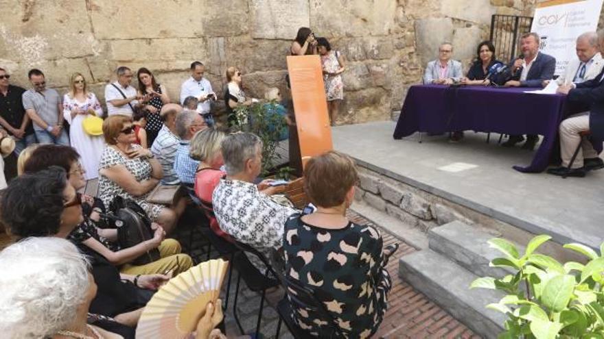 Momentos de la presentación en la Casa dels Berenguers.