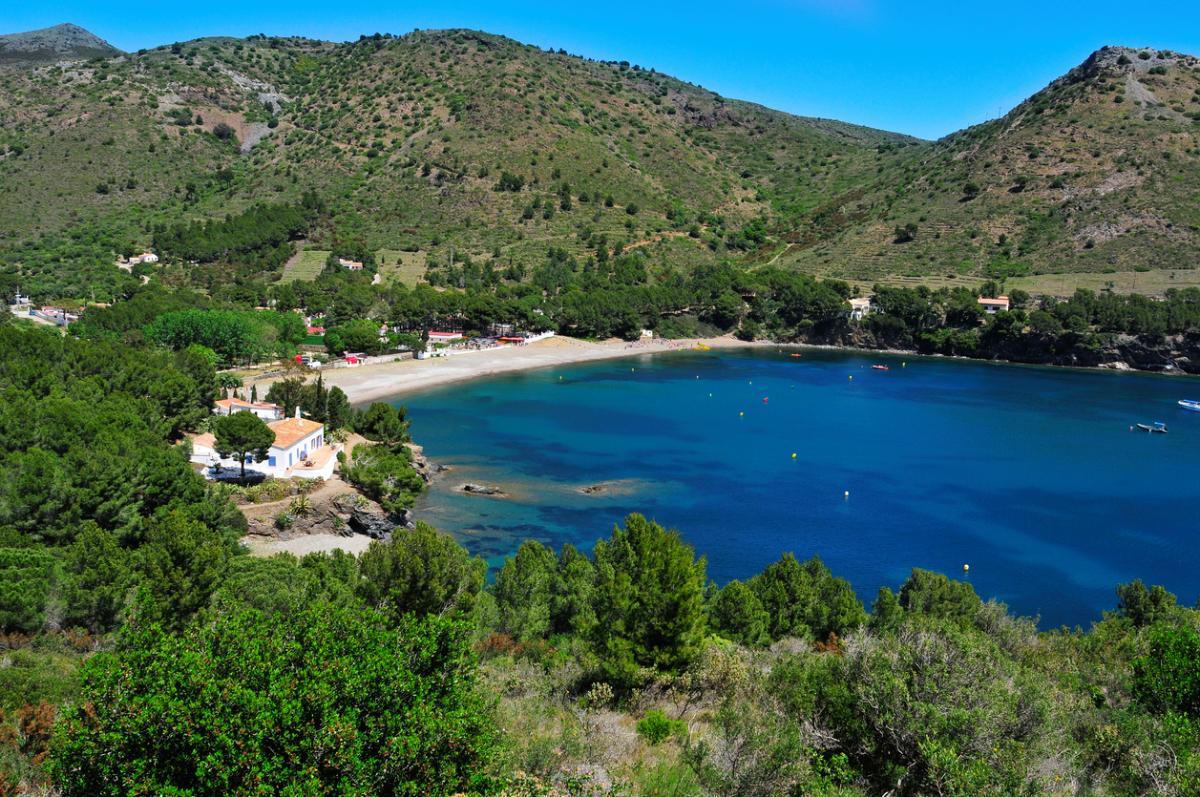 Cala Montjoi en la Costa Brava