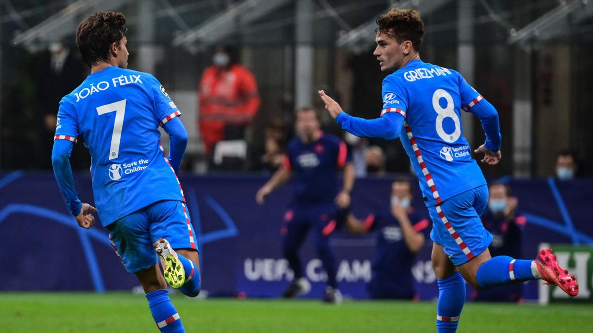 ¡Por fin se estrena Griezmann! Su golazo para iniciar la remontada del Atlético en Milán