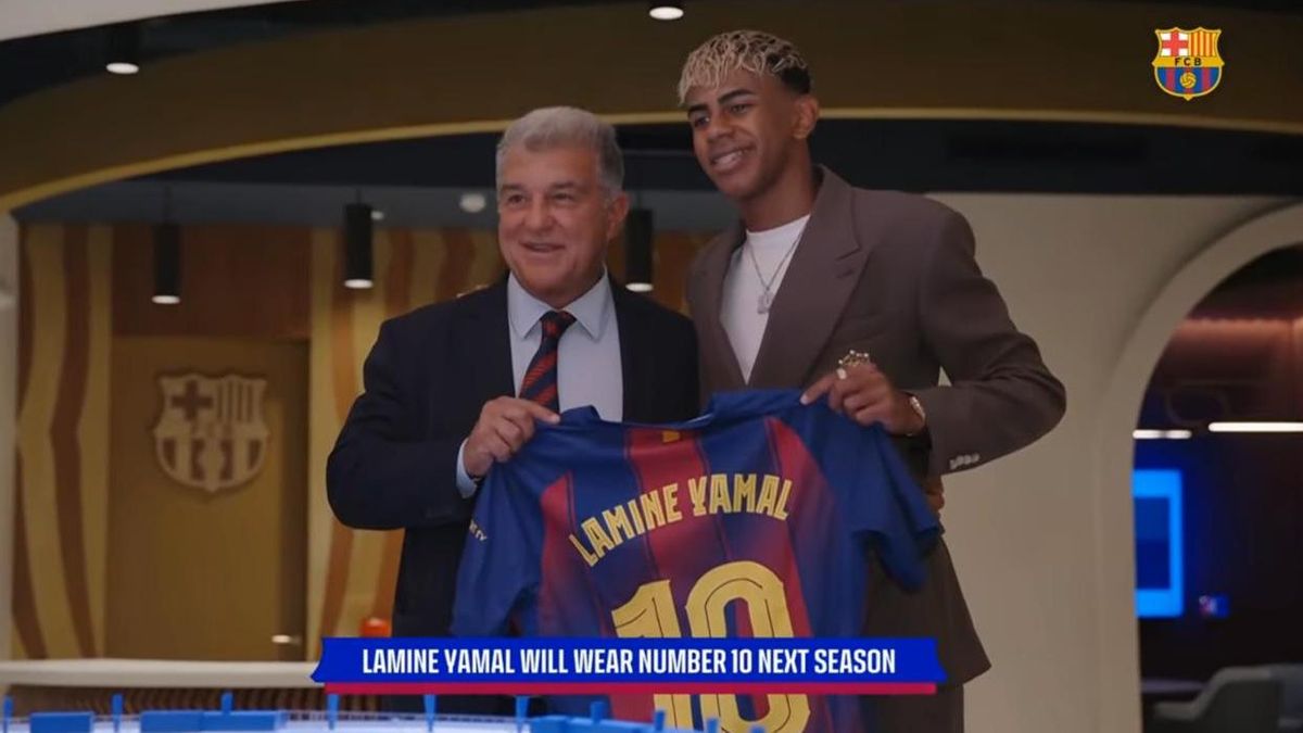 Oficial: Lamine Yamal, el nuevo '10' del FC Barcelona