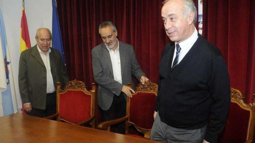 Presentación del proyecto de la senda peatonal entre Vilanova y el puente de A Illa. // Noé Parga