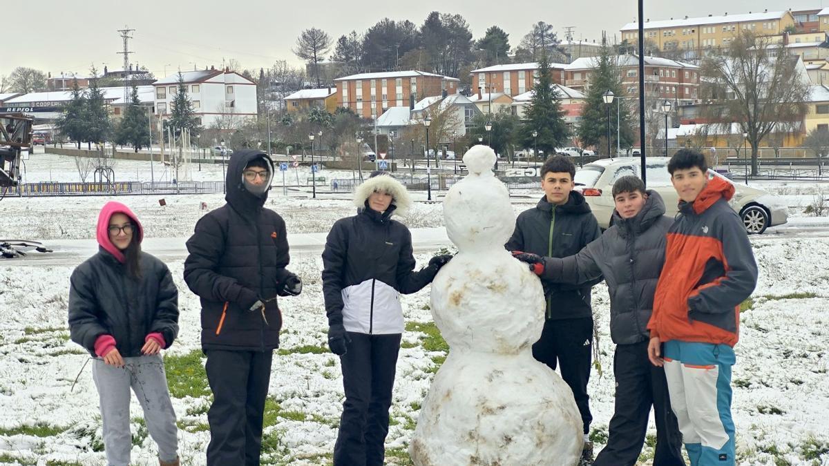GALERÍA | La gran nevada llega también a la comarca de Aliste