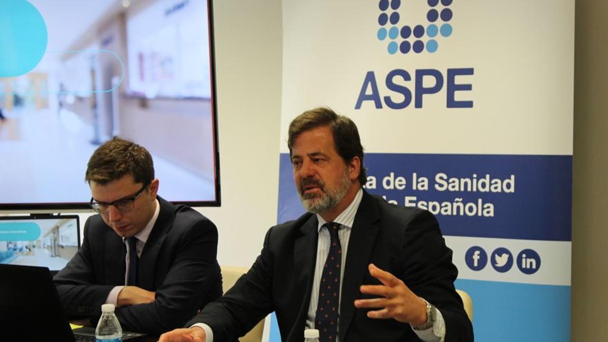 Luis Mendicuti y Carlos Rus, directivos de ASPE.