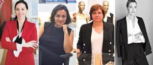 Desde la izquierda, Silvia Alonso, Adriana Domínguez, Dora Casal y Marta Ortega.