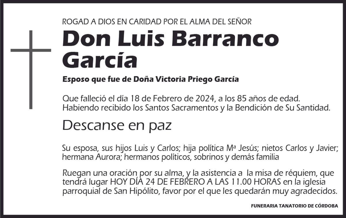 Luis Barranco García