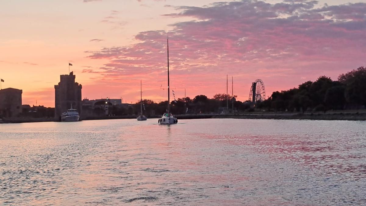 Salida Camino a Vela desde La Rochelle.