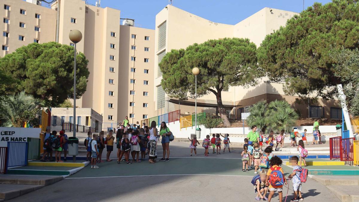 El colegio Ausias March de Benidorm.