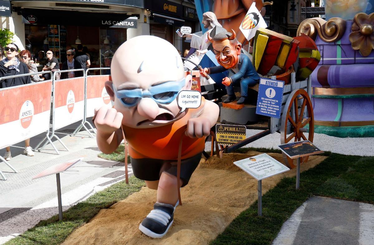 Peter Lim, protagonista en la Falla San Vicente - Periodista Azzati