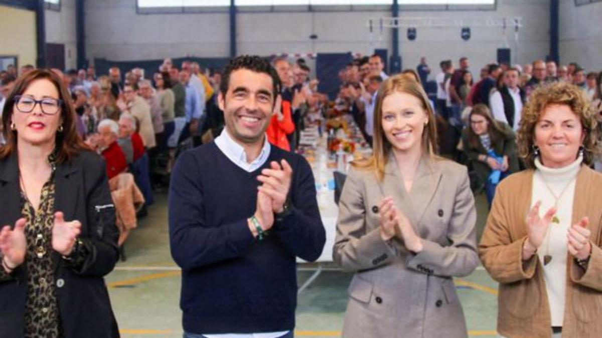 Otero, López, Meneses y Piñeiro en Tomiño.
