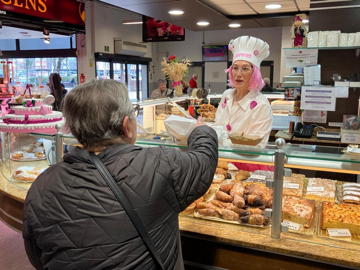 Una imatge del Carnestoltes de l'any passat al Mercat de Salt