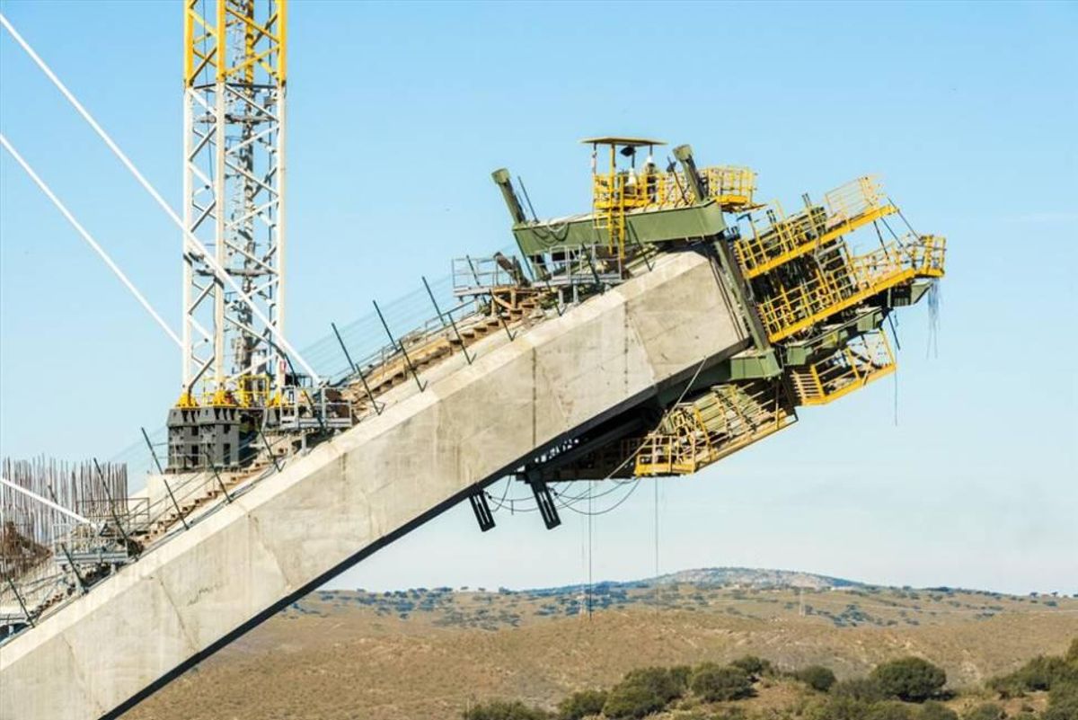 El viaducto del Tajo entra en su recta final