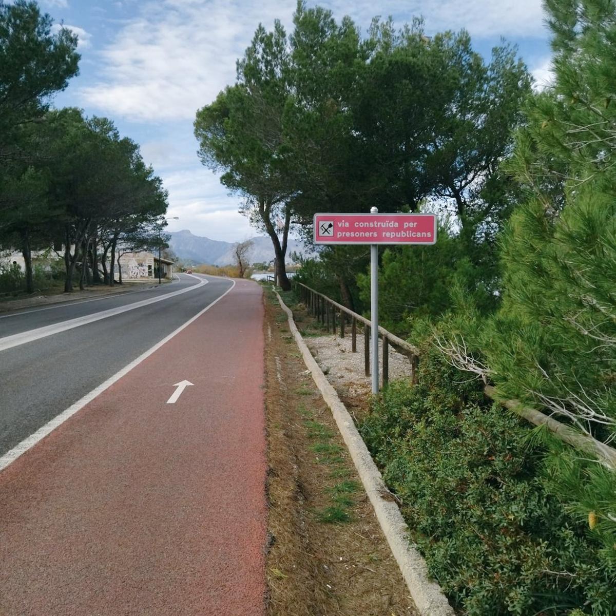 Seis paneles informativos y 60 señales recuerdan las carreteras de Mallorca construidas por 8.000 prisioneros del franquismo