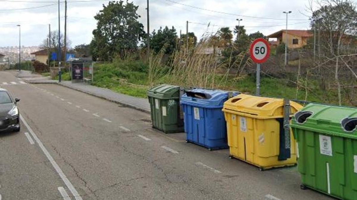 Una señal de límite de velocidad a 50 km/h situada en la Carretera Vieja de Madrid.