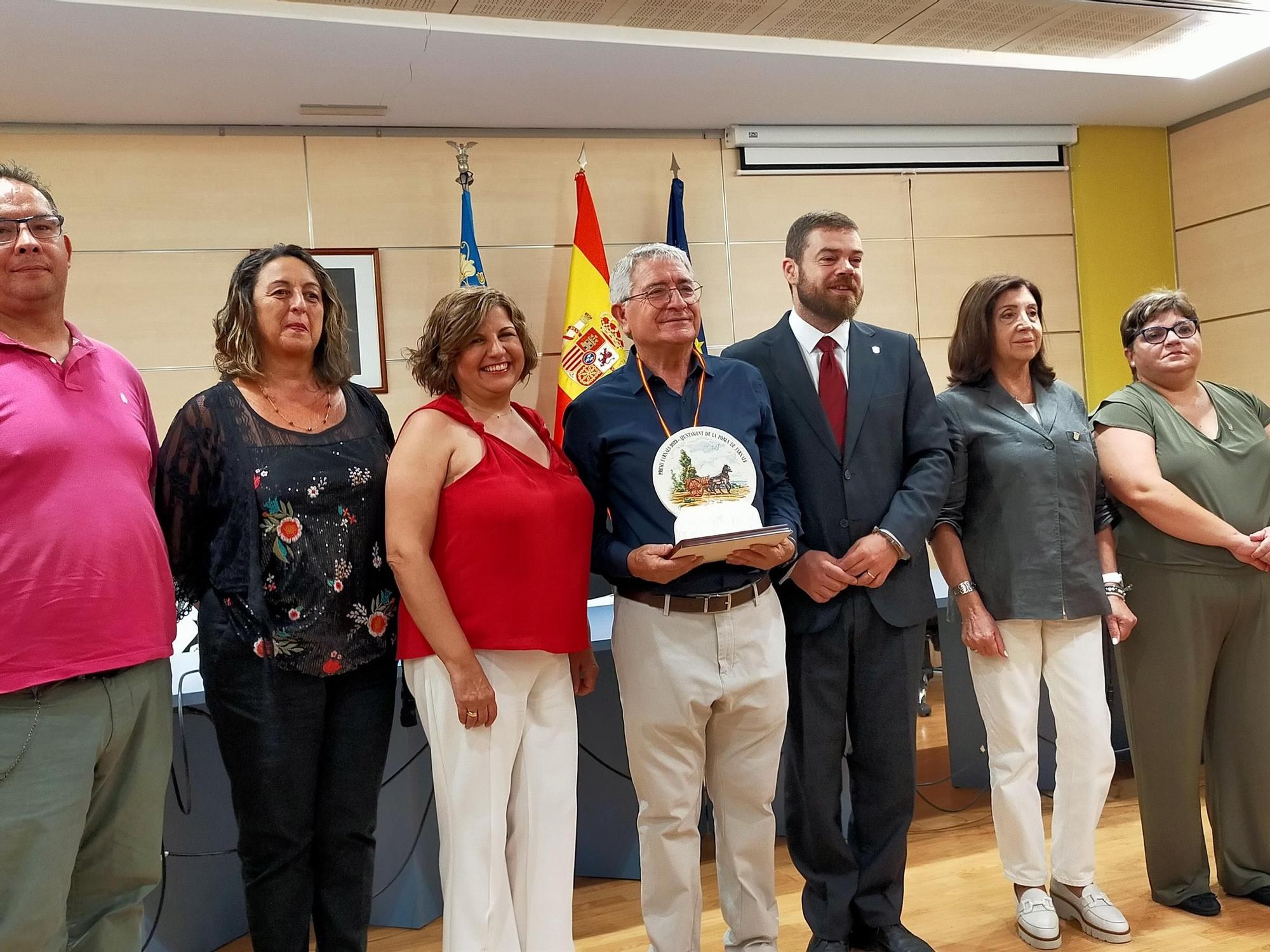 Amalio Herranz ha sido galardonado con el 'Premio Farnals'