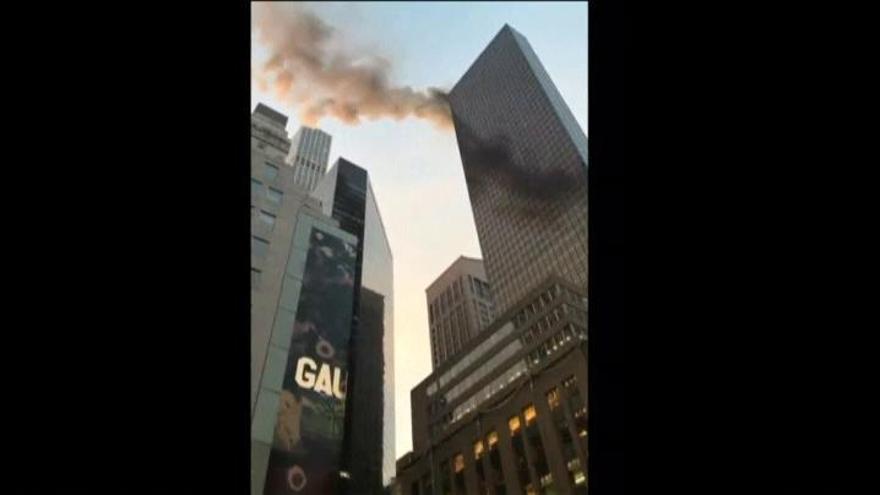 Heridas dos personas por un incendio en la Torre Trump de Nueva York