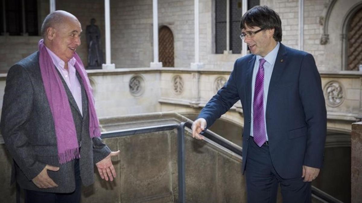 carles Puigdemont y Lluis Rabell