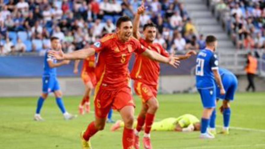 España sub 21 vence sobre la bocina