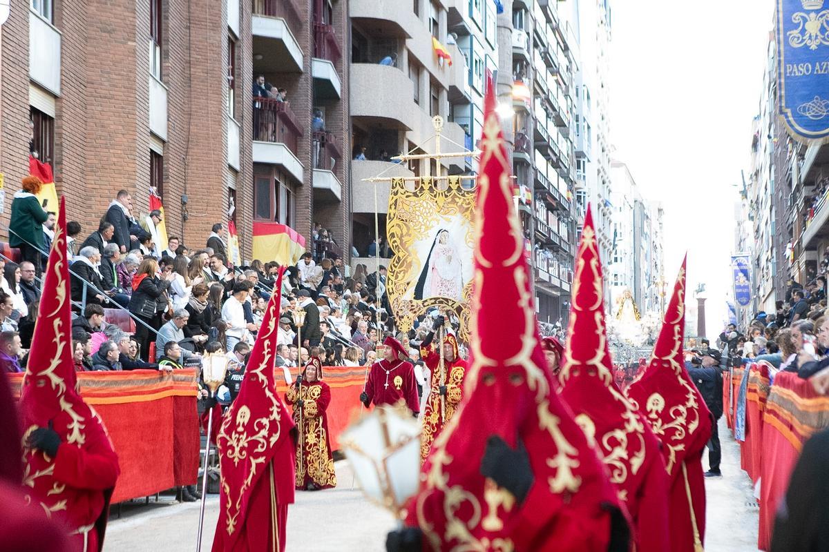 La procesión del Viernes Santo de Lorca, en imágenes