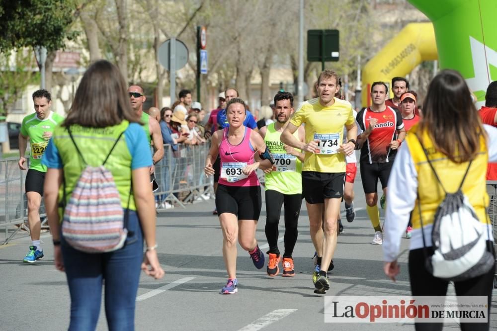 Media Maratón de Murcia: comienzo de la segunda vuelta