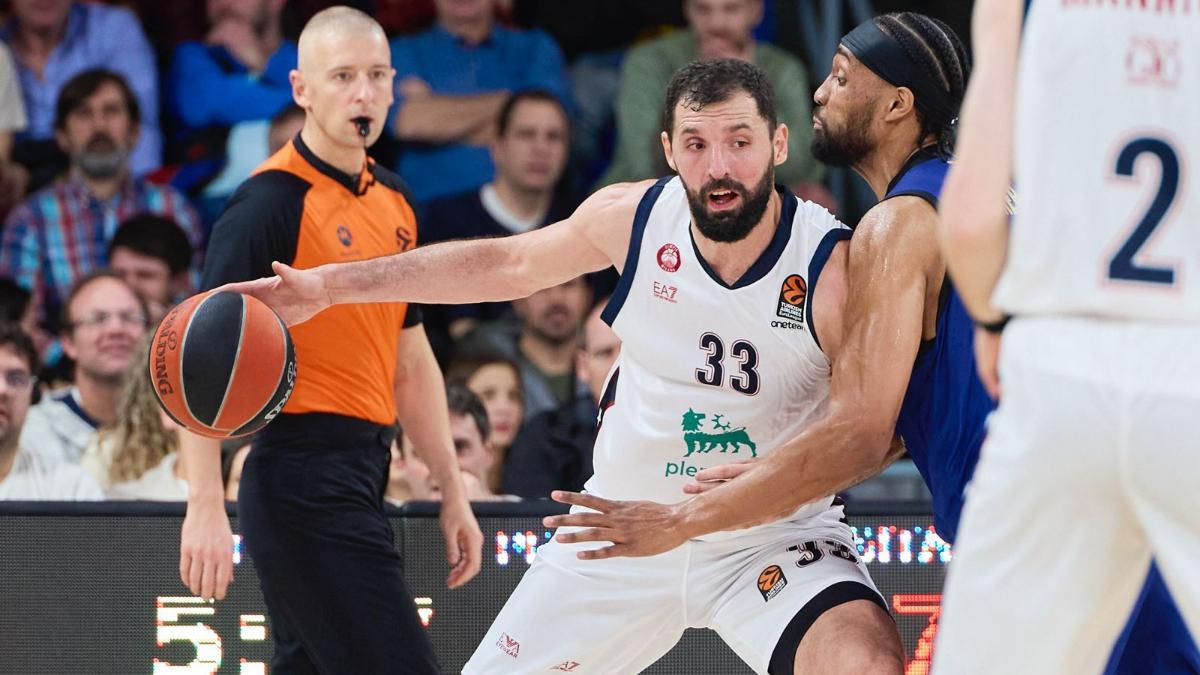 Mirotic, en el duelo ante el Barça