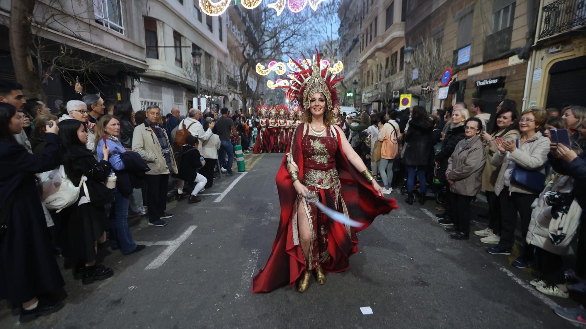 La Gran Parada Mora de la falla Almirante Cadarso, en imágenes