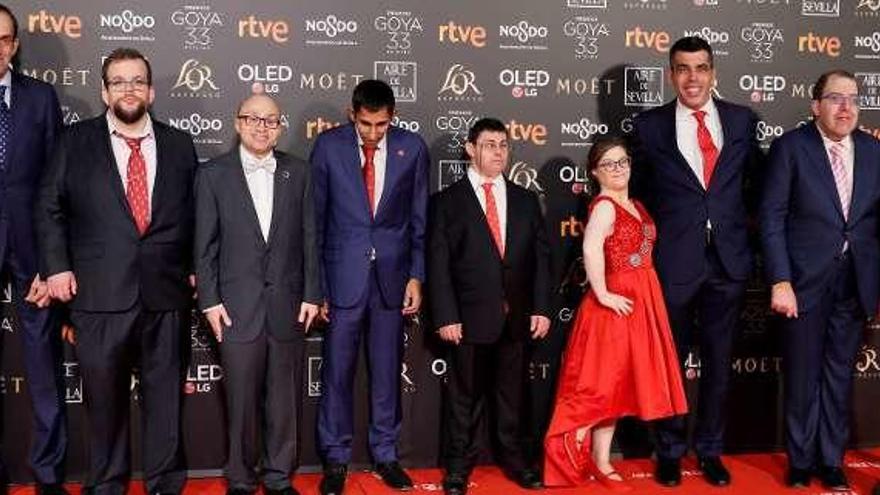 Integrantes de la película &#039;Campeones&#039;.