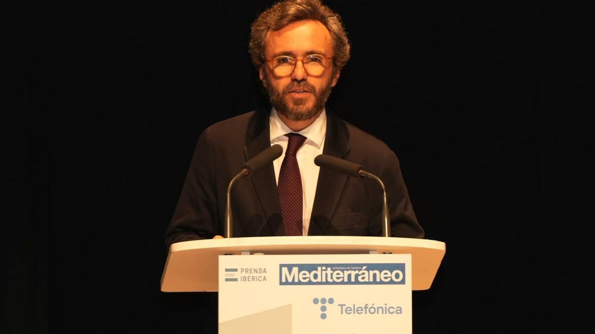 Aitor Moll, consejero delegado de Prensa Ibérica, en su intervención