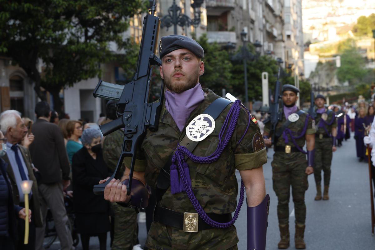 La procesión del Jesús del Silencio recorrió el centro de la ciudad