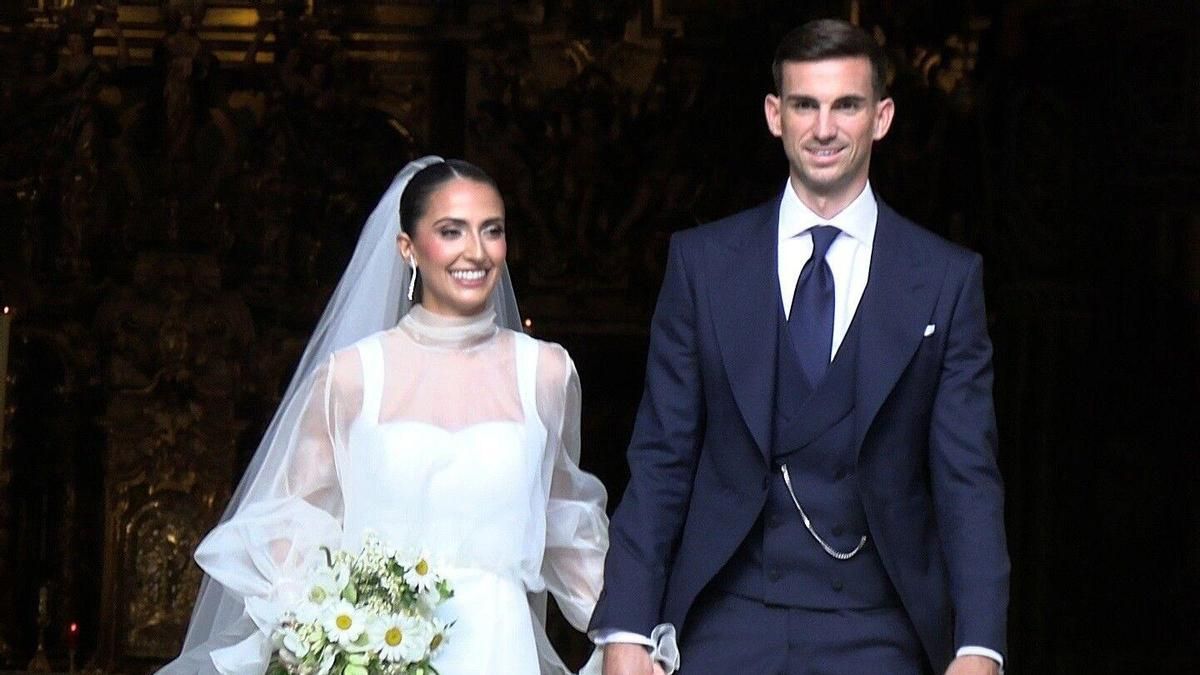 Fabián Ruiz y Rosa Pereira se dan el 'Sí, quiero' en Sevilla