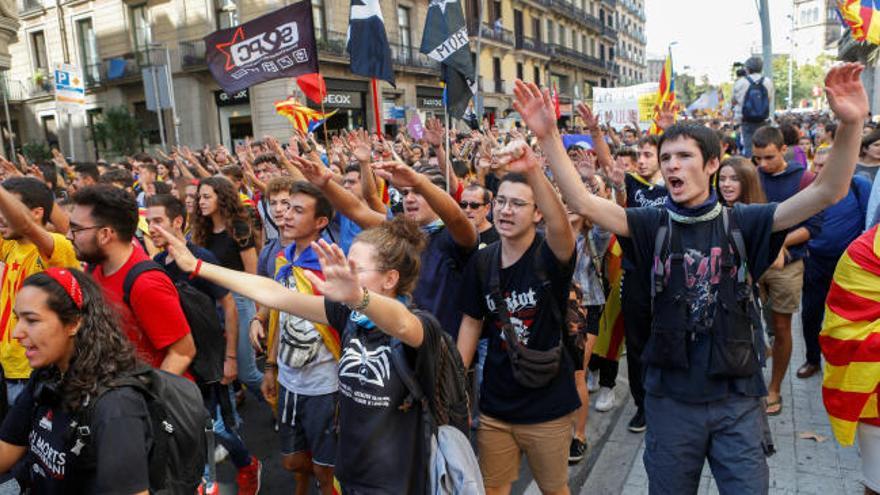 Mañana tensa en Cataluña