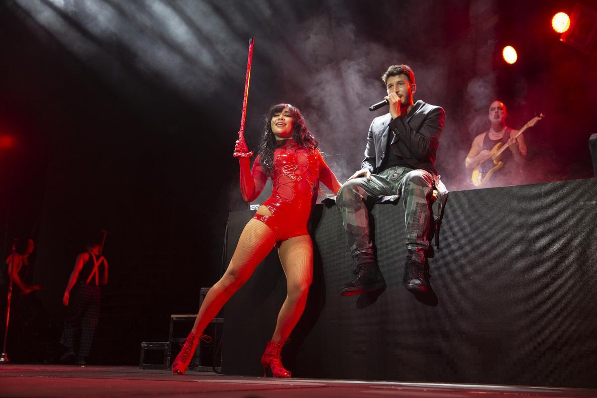 Sebastián Yatra, el príncipe de los tacones rojos en su concierto en el Palau Sant Jordi de Barcelona