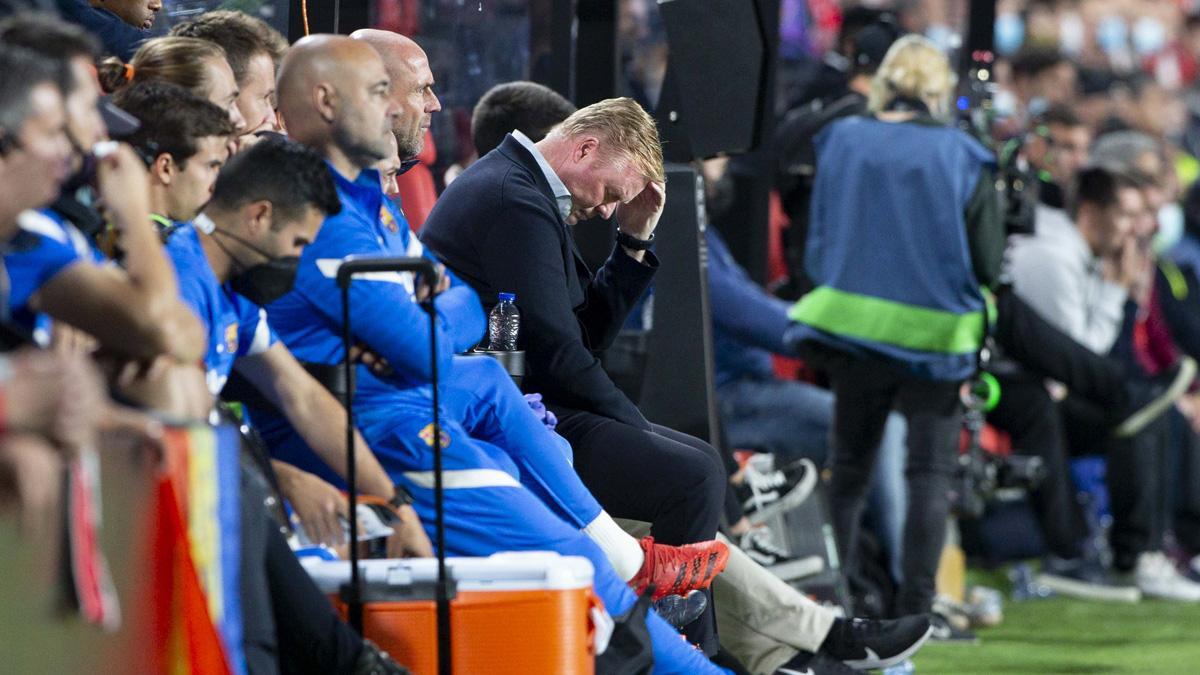 Koeman: "No hemos perdido por falta de actitud ni de juego, sino de no marcar"