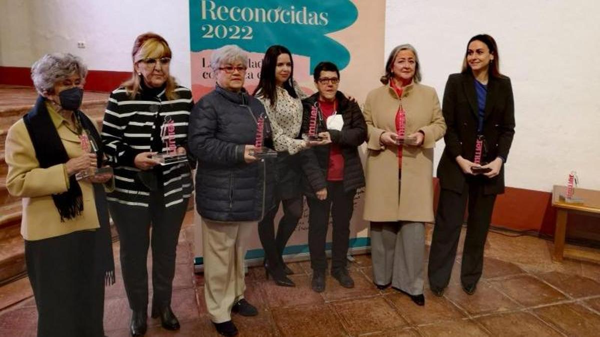 Imagen de las mujeres Reconocidas por la Diputación de Málaga.
