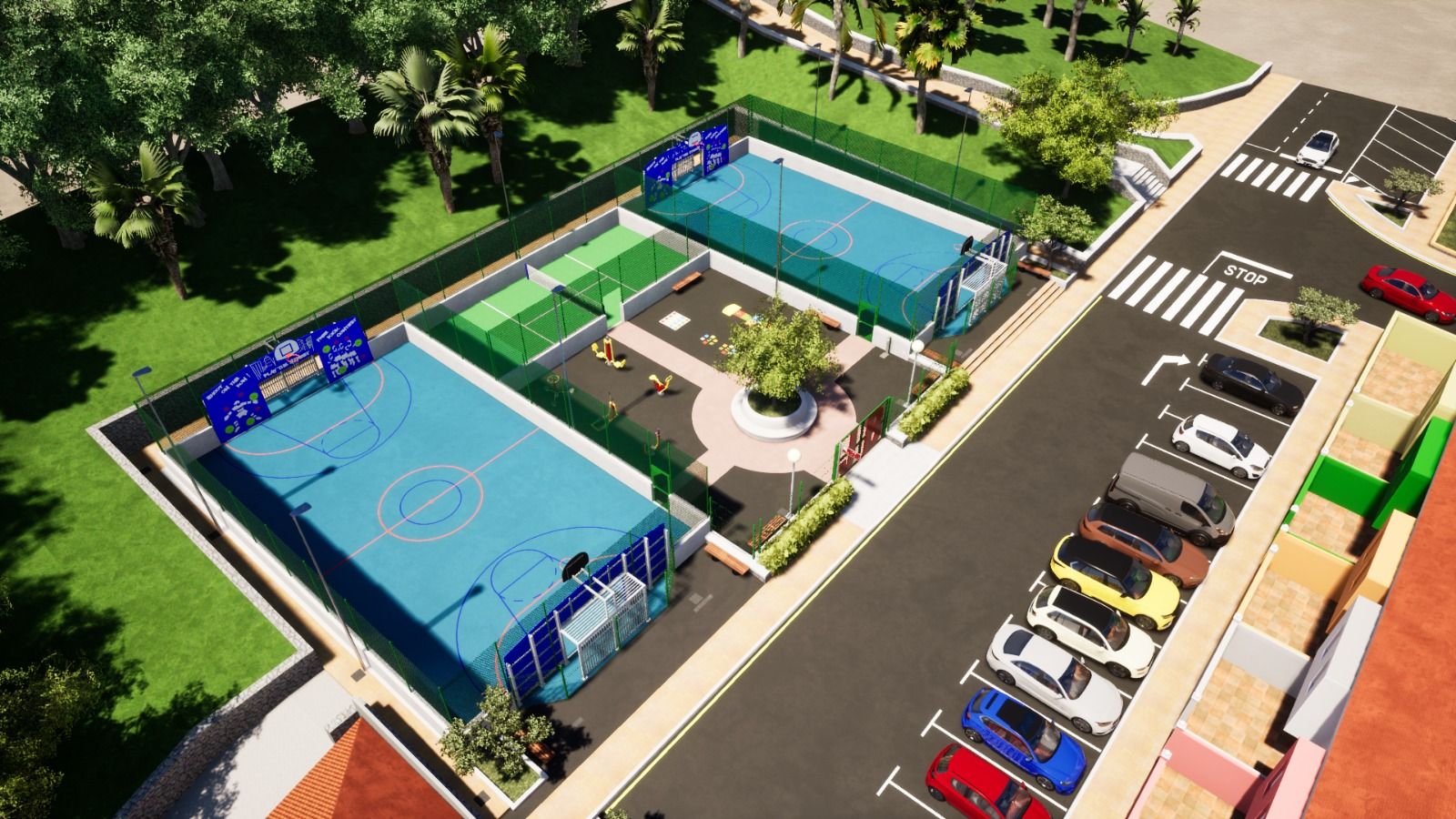 Presentación del nuevo parque deportivo de La Orotava