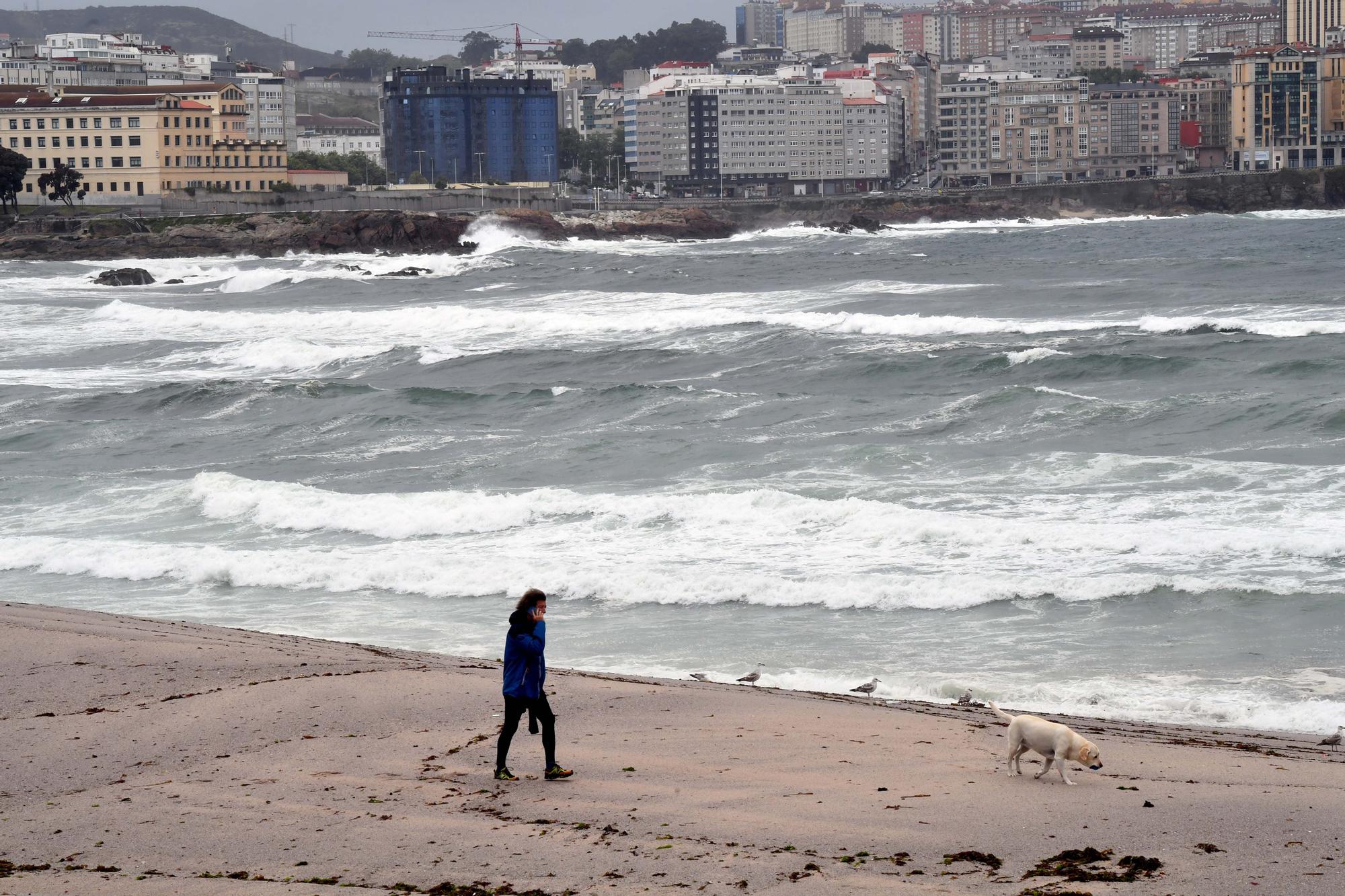 Minitemporal en A Coruña en pleno mes de junio