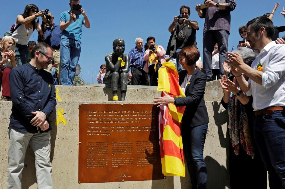 Inauguració de la plaça U d'Octubre de 2017 de Girona