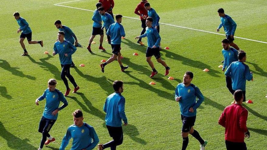Imagen del entrenamiento del Villarreal.