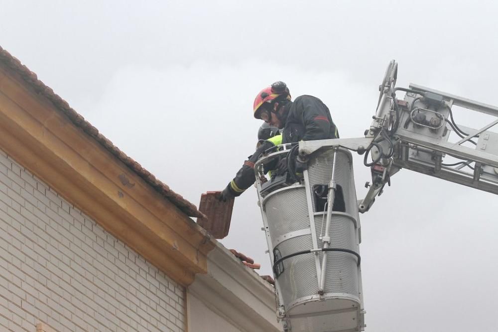 La borrasca Ana, a su paso por Cartagena