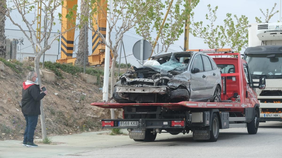 Colas kilométricas en la A-31 dirección Madrid-Alicante por un accidente a la altura de Novelda